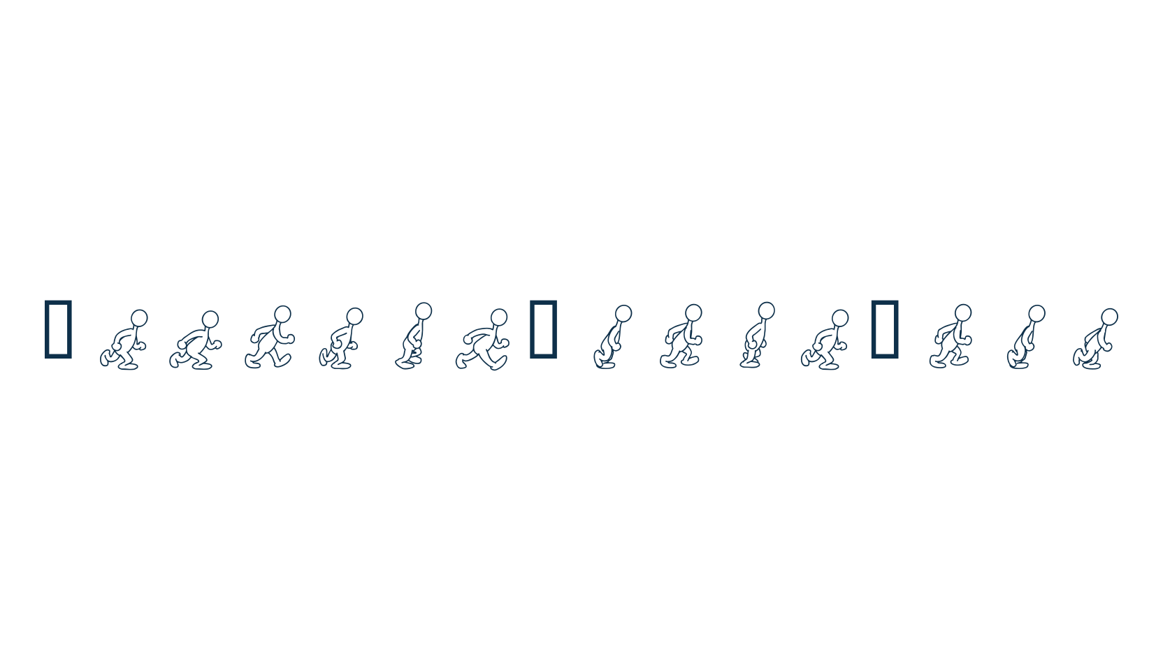 Preston Blair Walk, fancy decorative font preview