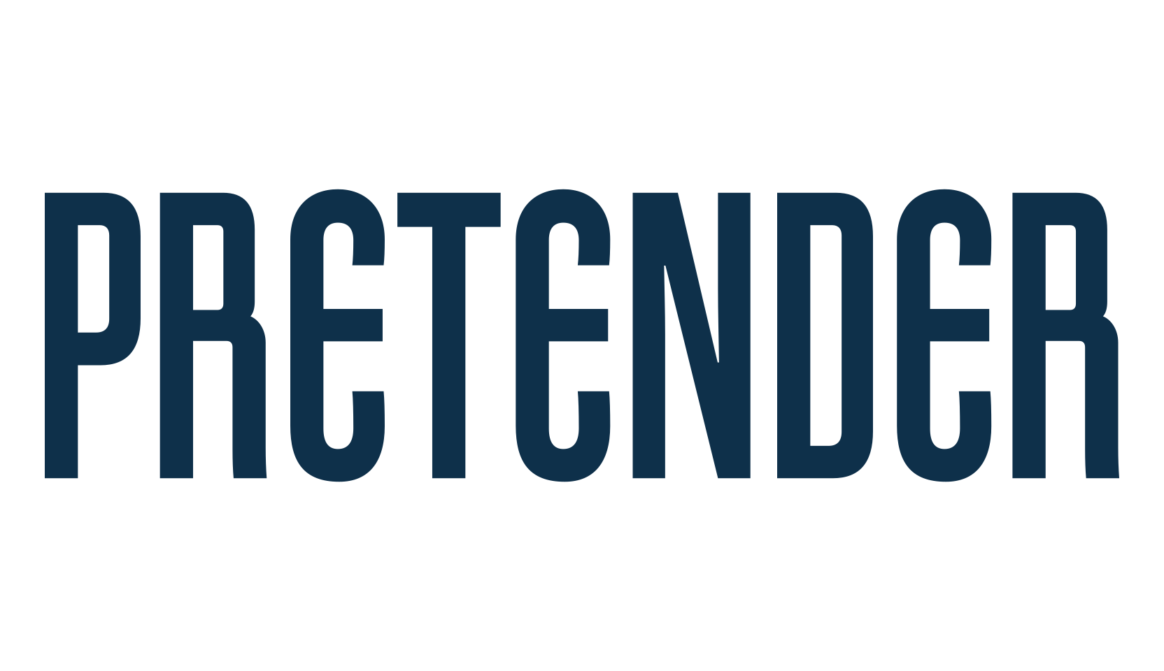 Pretender, fancy various decorative font preview