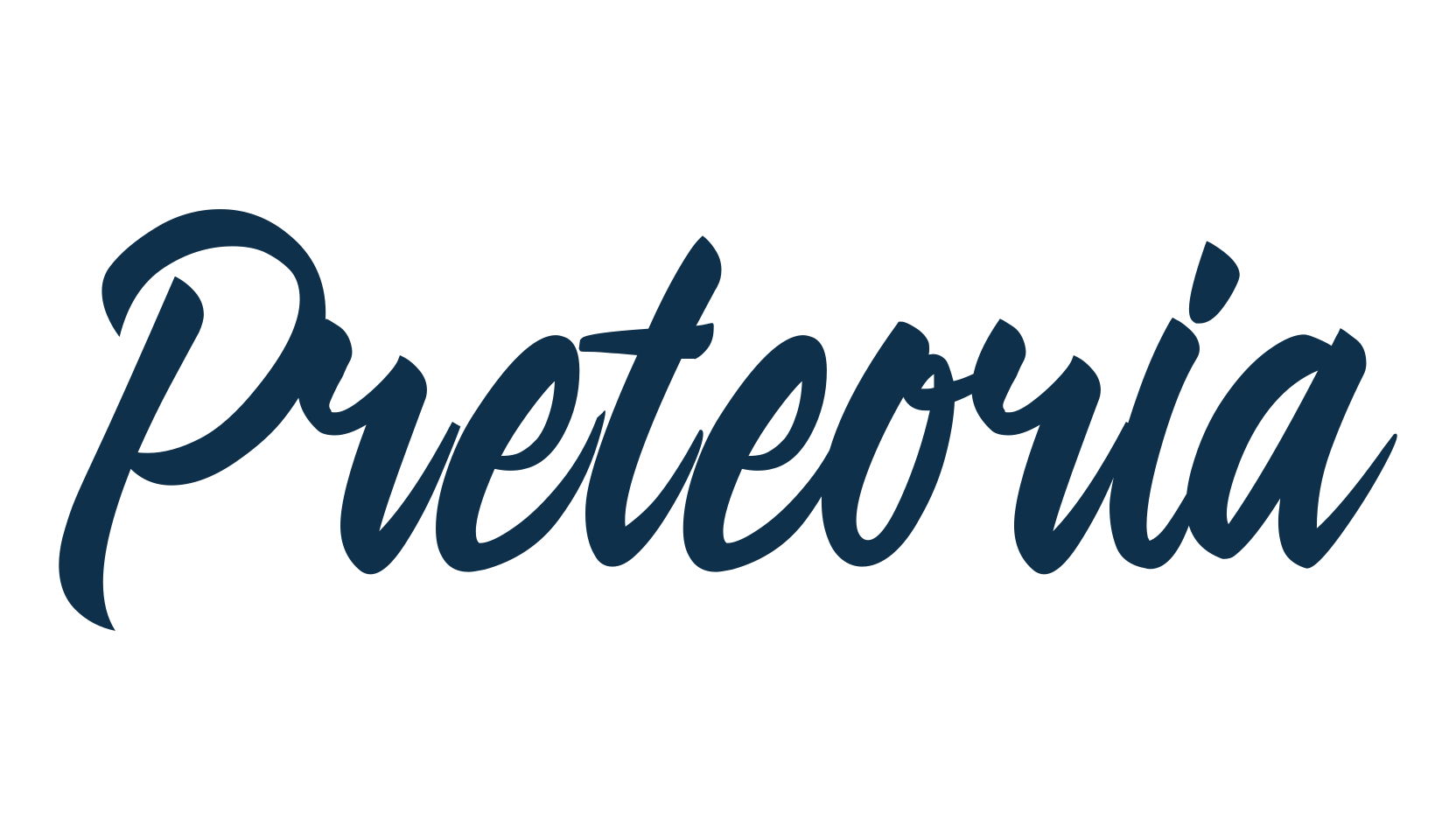 Preteoria, brush font preview