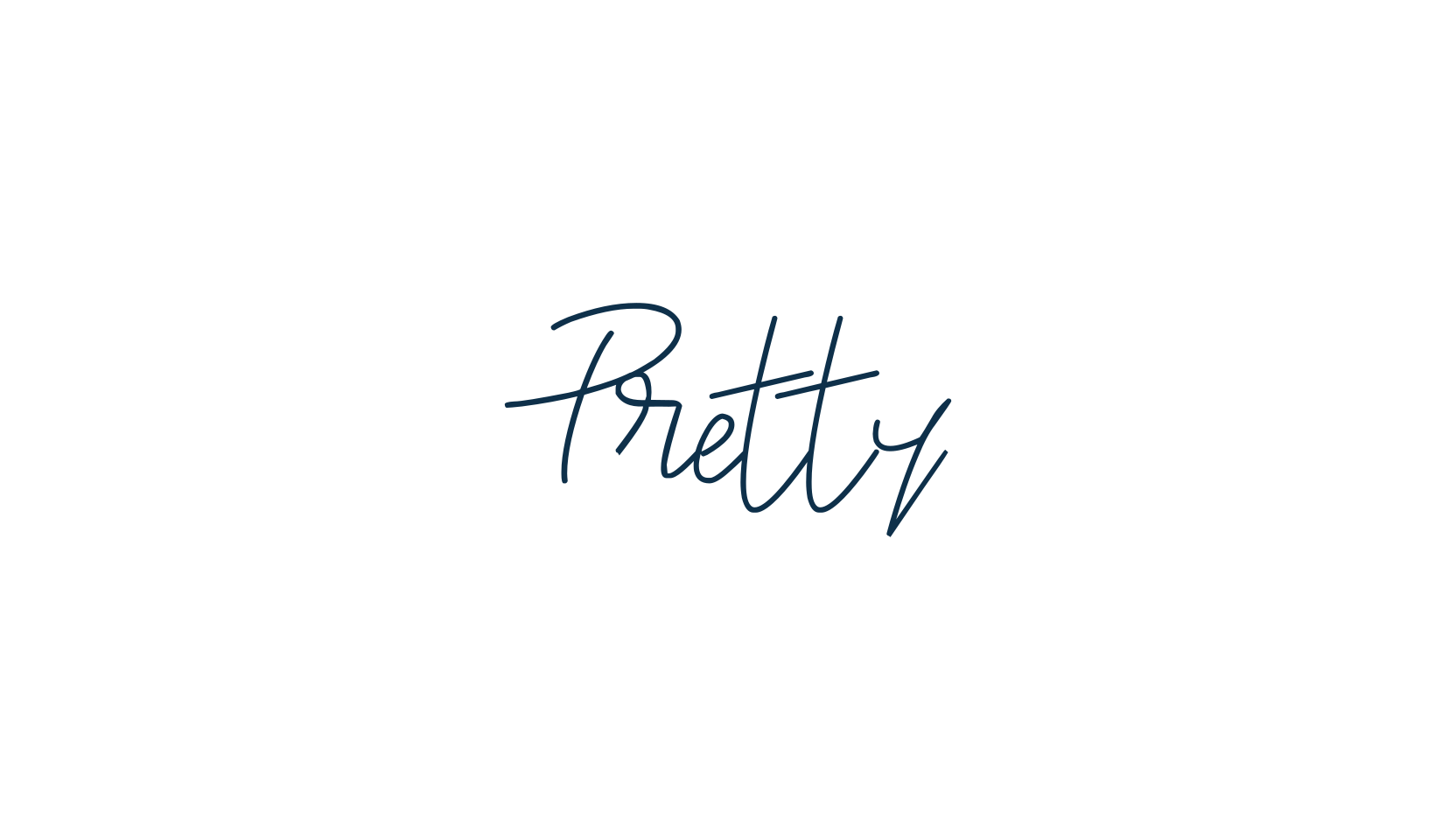 Pretty (pretty-2), script handwritten fancy decorative calligraphy font preview