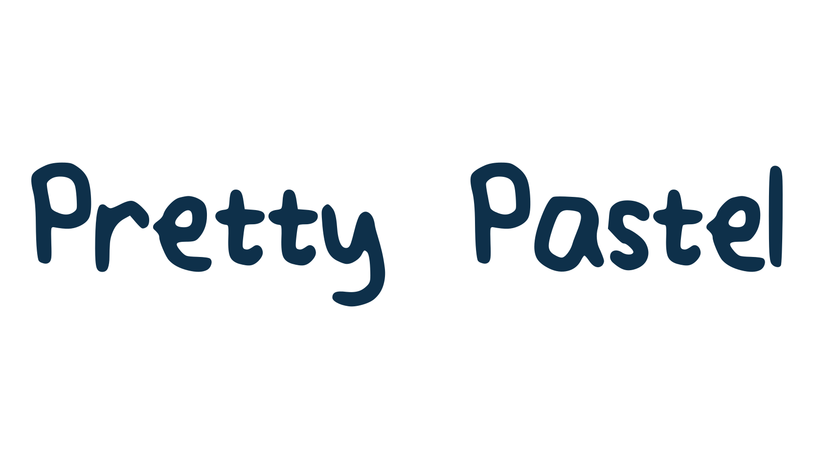 Pretty Pastel, script handwritten fancy decorative calligraphy font preview