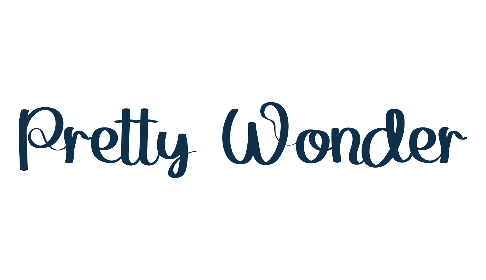 Pretty Wonder, handwriting font preview
