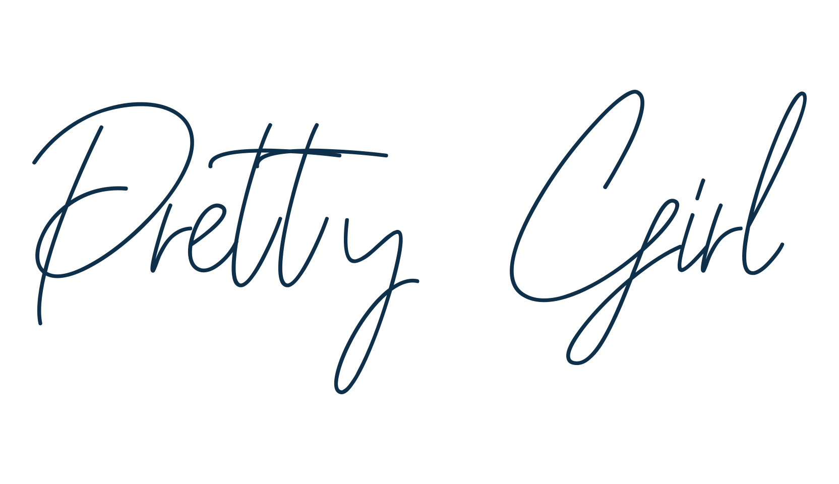 Pretty Girl (prettygirl-2), handwriting font preview