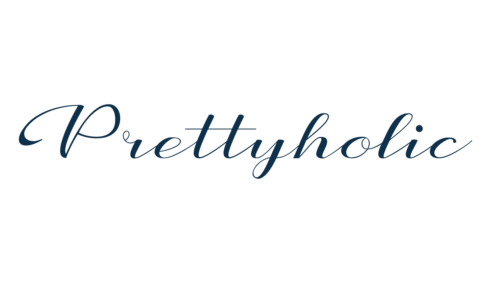 Prettyholic, script calligraphy fancy decorative font preview