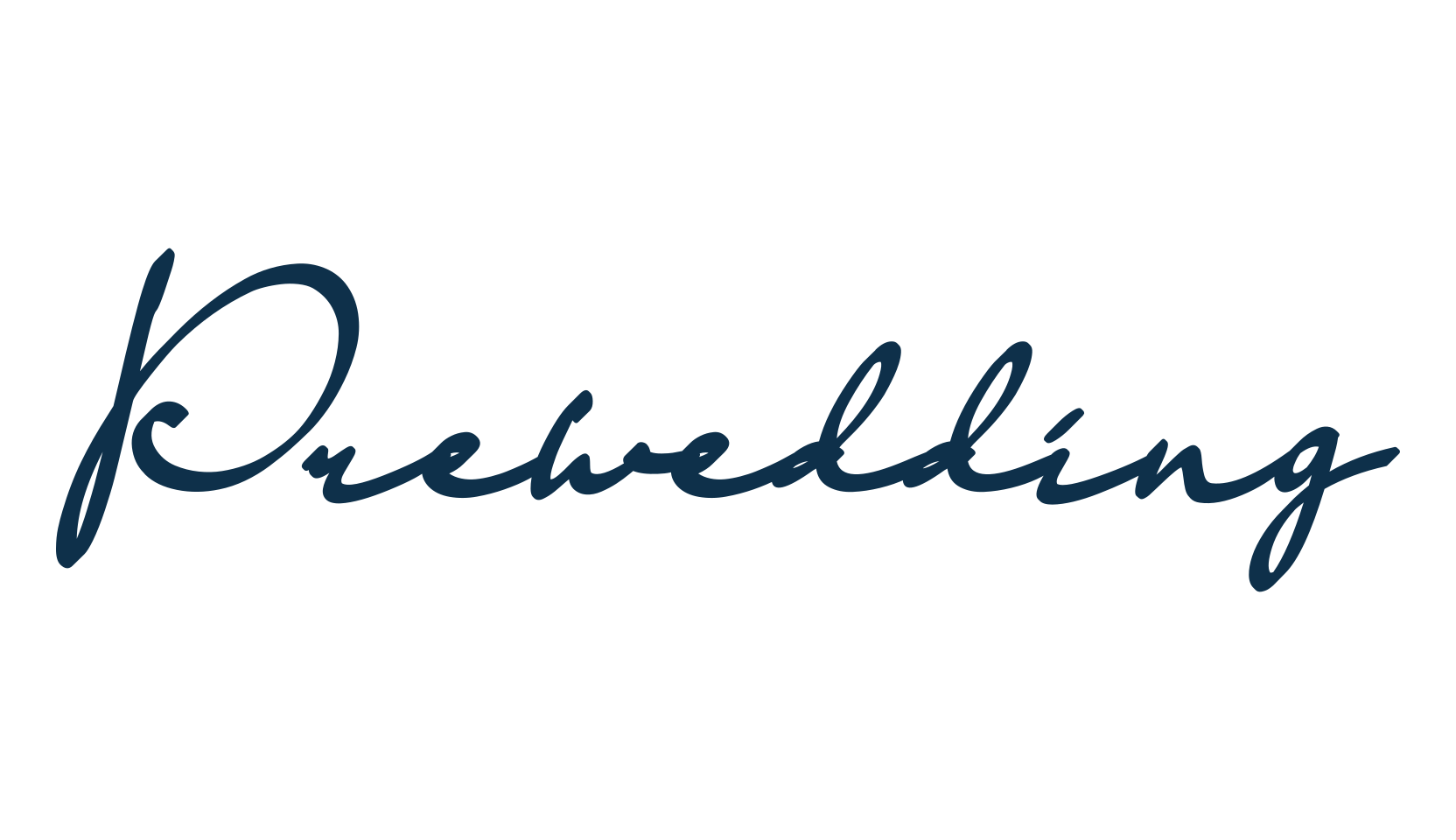 Prewedding, handwriting font preview