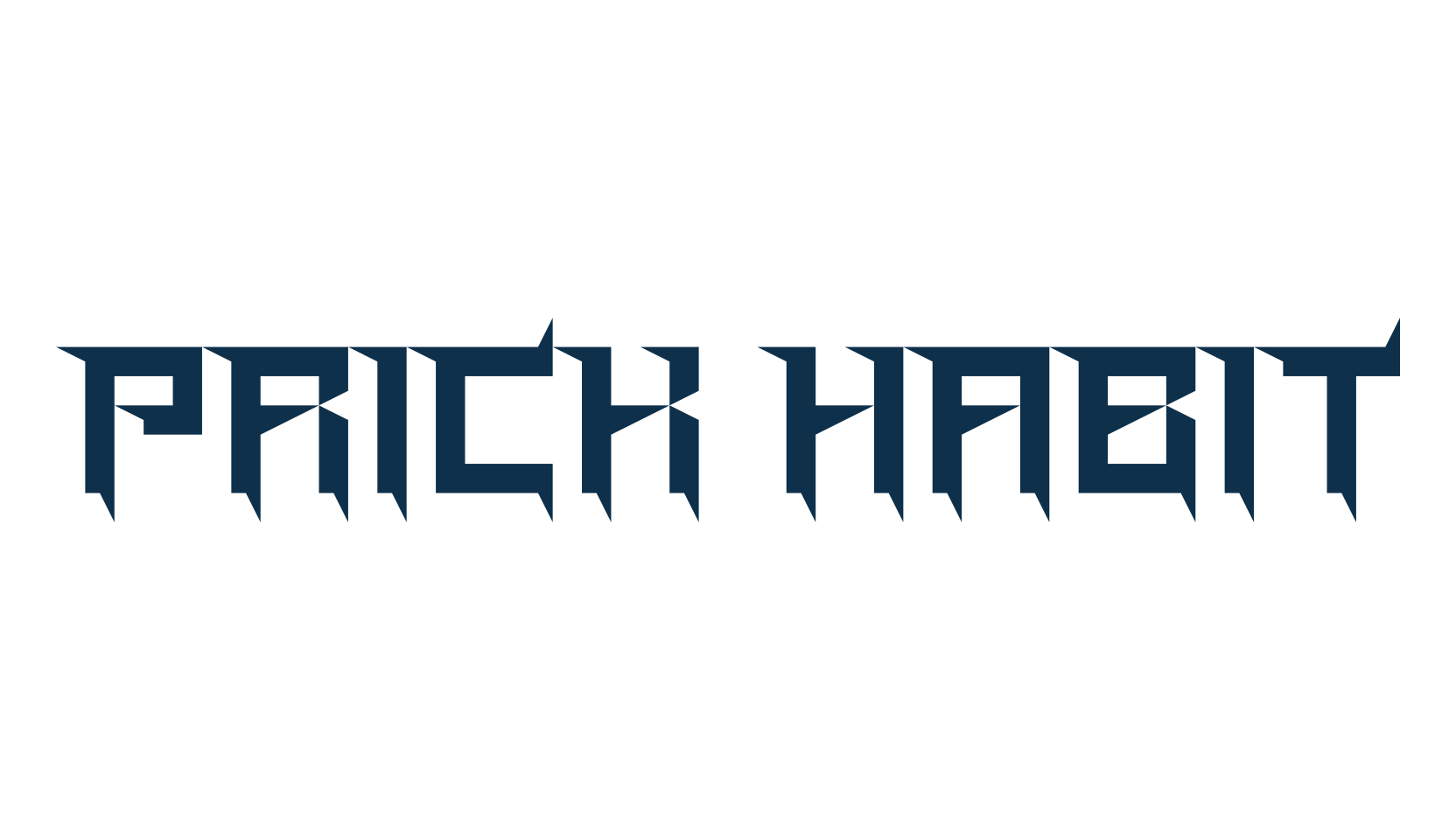 Prick Habit, gothic modern font preview