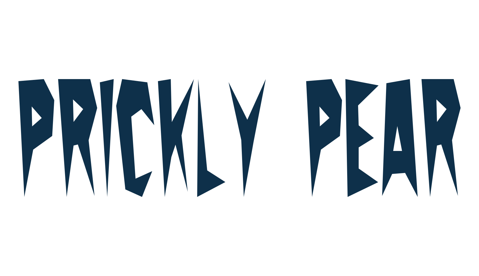 Prickly Pear, fancy cartoon decorative font preview