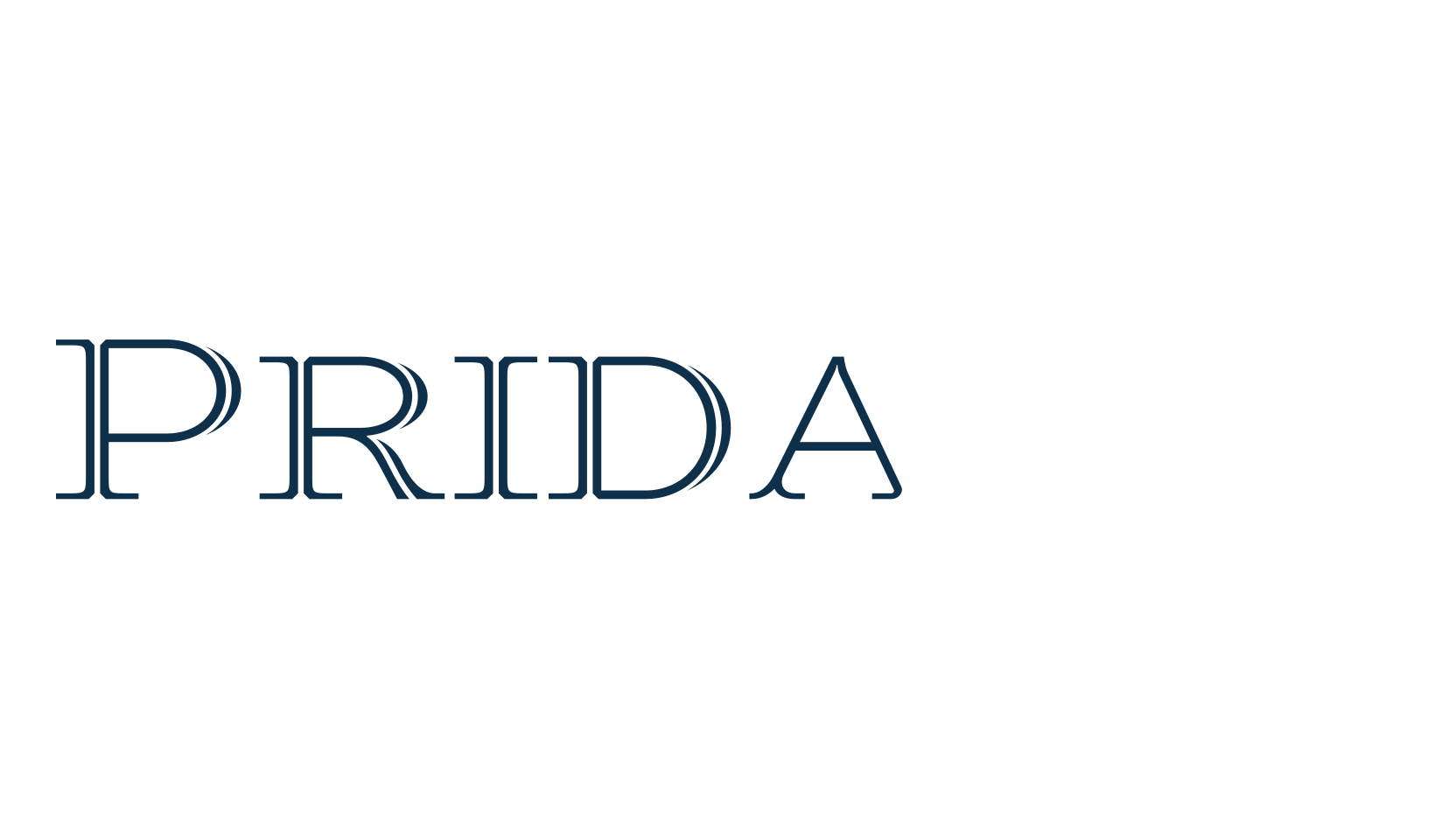 Prida 36, retro font preview