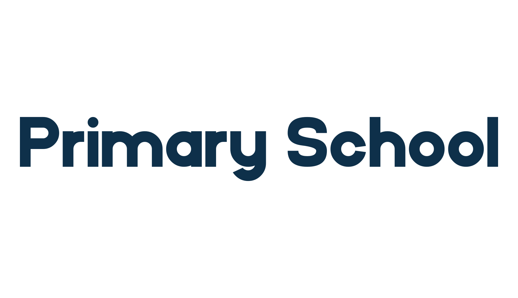 Primary School, sans serif font preview