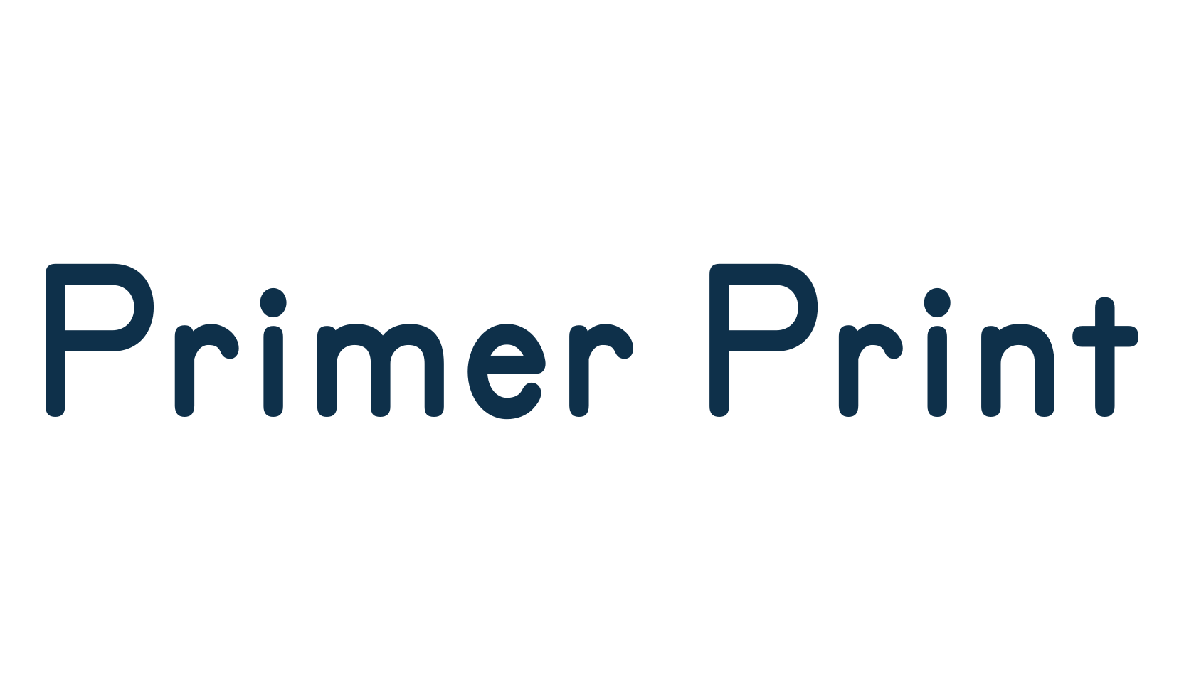 Primer Print, sans serif font preview