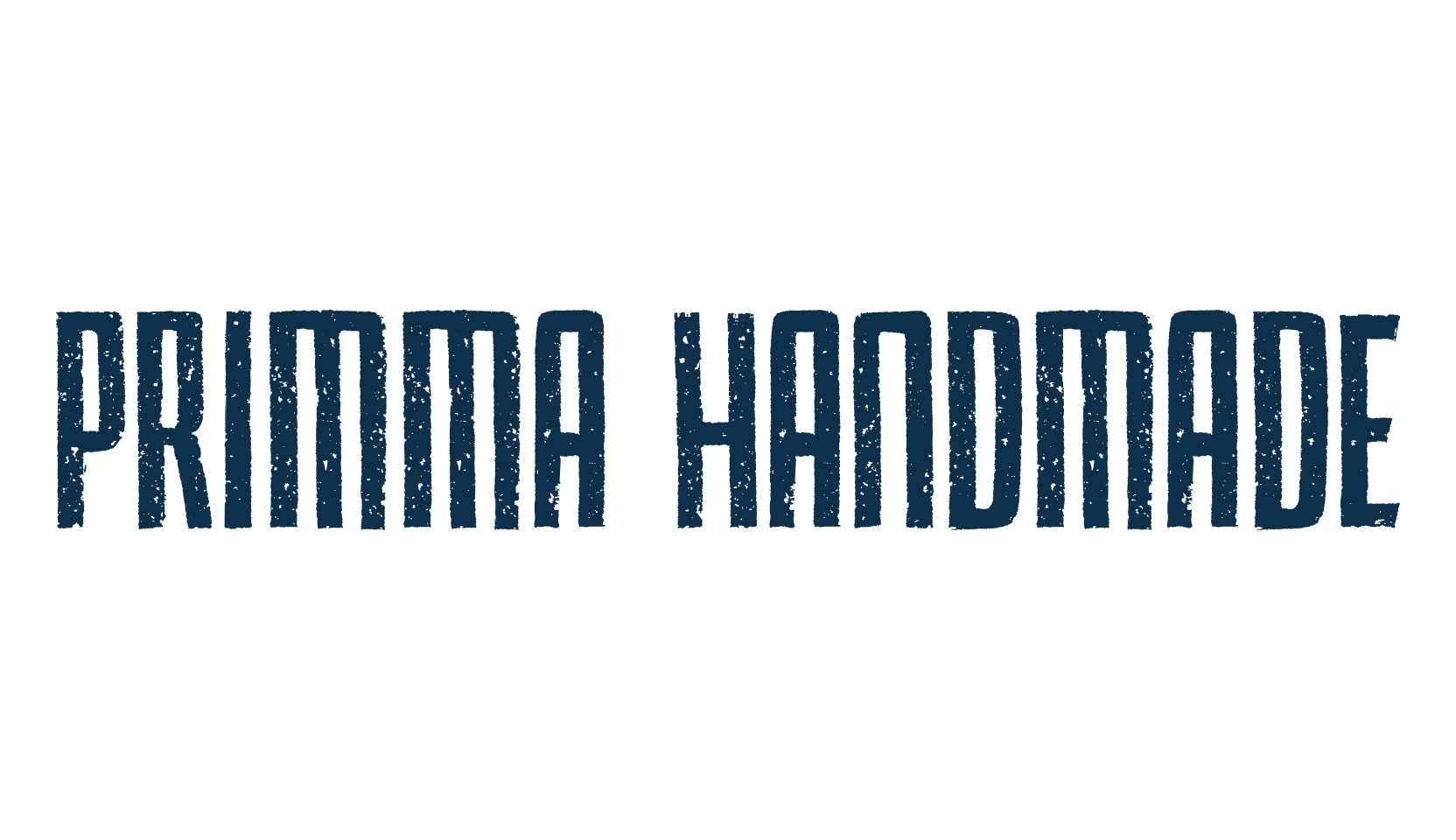Primma Handmade, fancy eroded decorative font preview