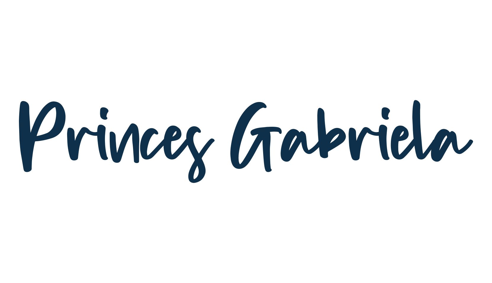 Princes Gabriela, script handwritten fancy decorative calligraphy font preview