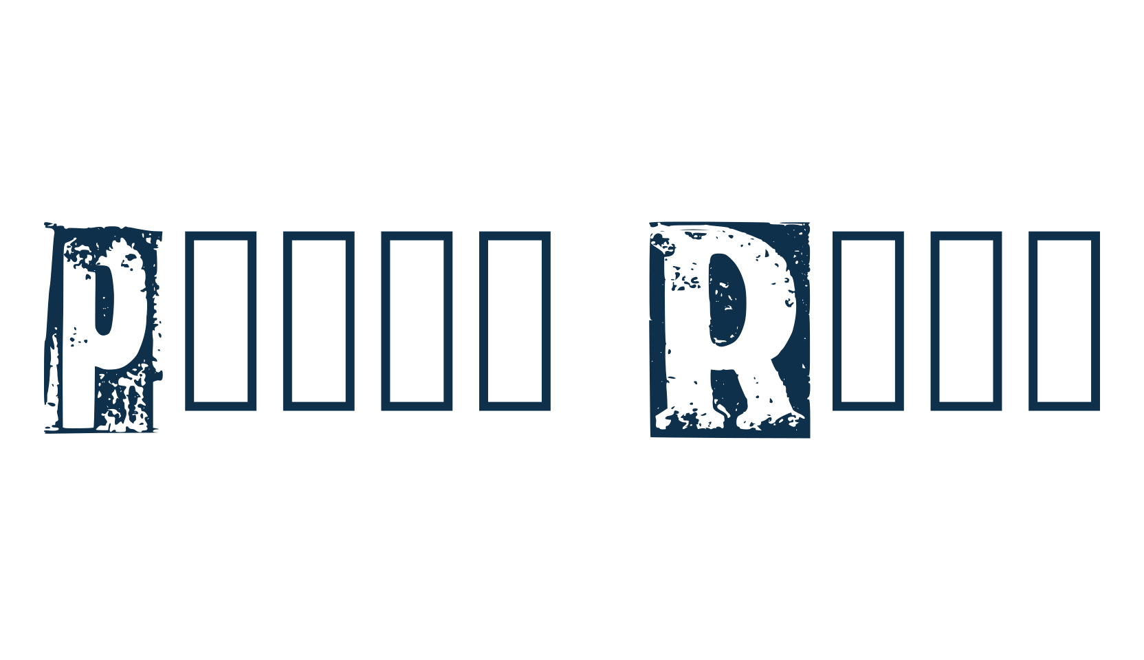 Print Room, distorted font preview
