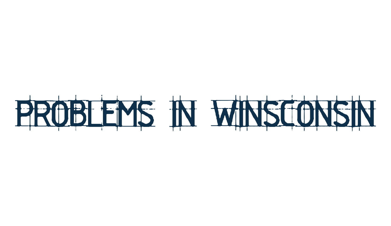 Problems in Winsconsin, grid font preview