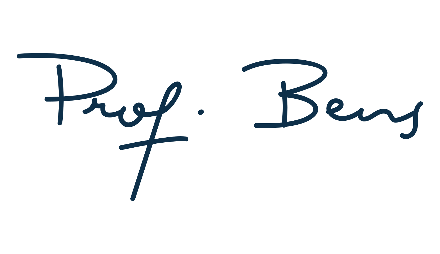 Prof. Bens, script handwritten fancy decorative calligraphy font preview