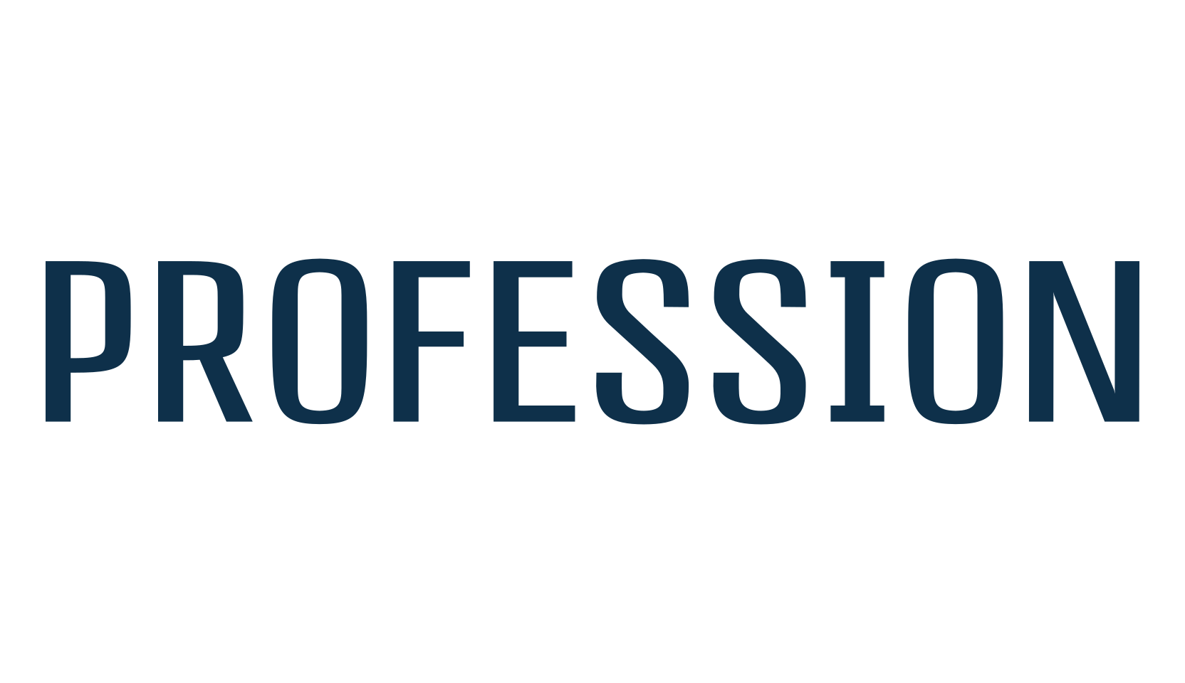 Profession, basic sans serif font preview