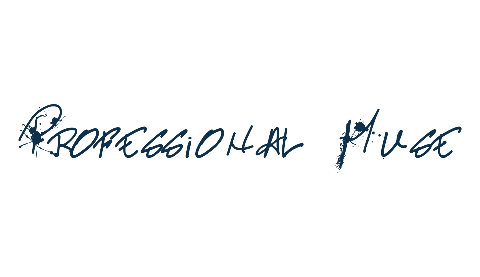 Professional Muse, trash font preview