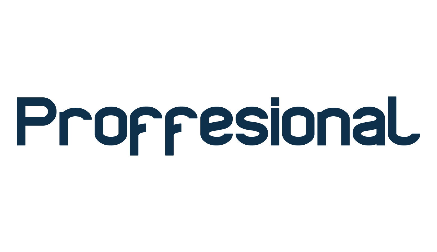 Proffesional, sans serif font preview