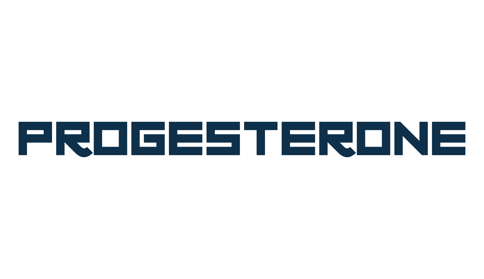 Progesterone, square font preview