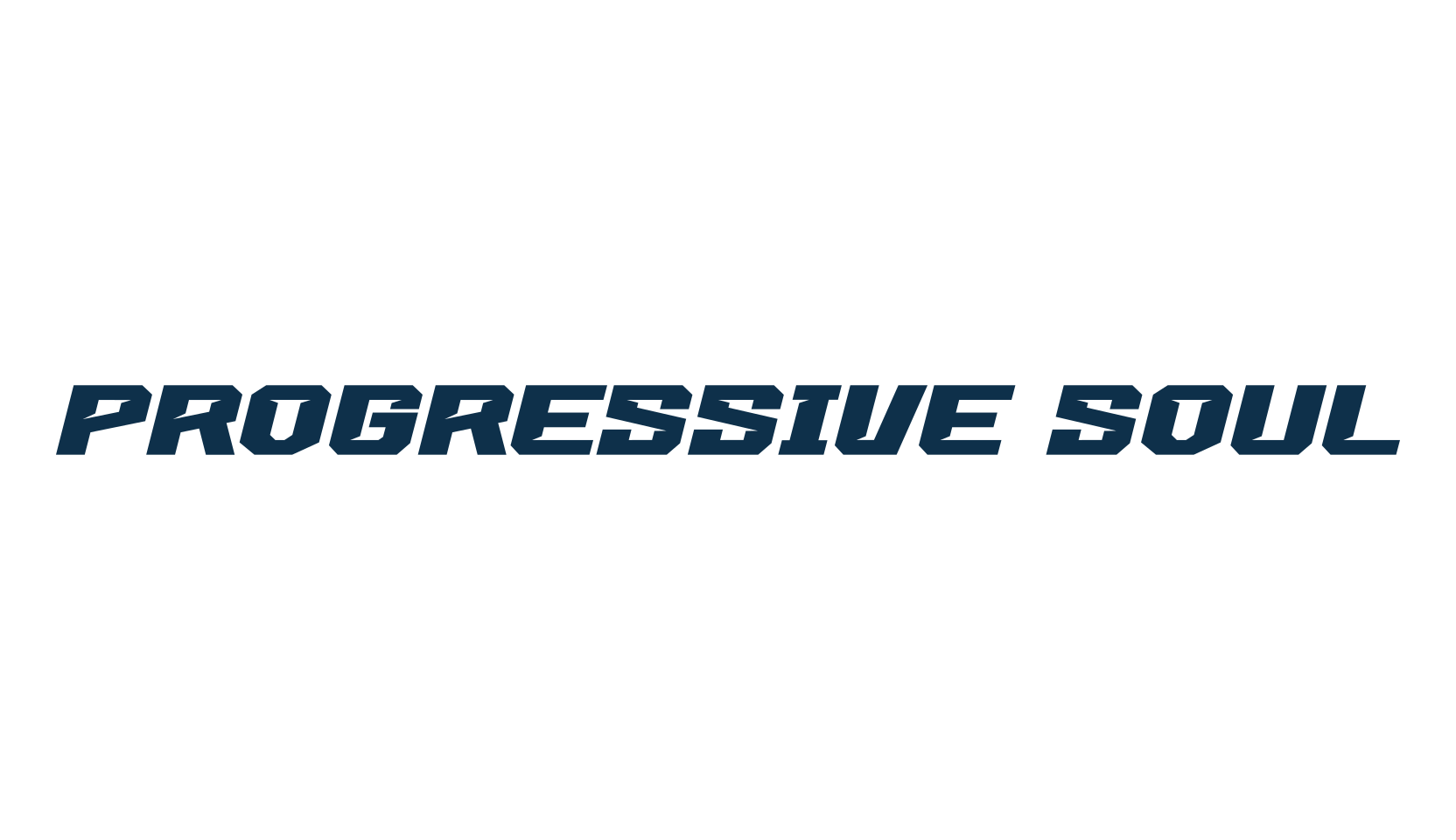 Progressive Soul, techno sci-fi font preview