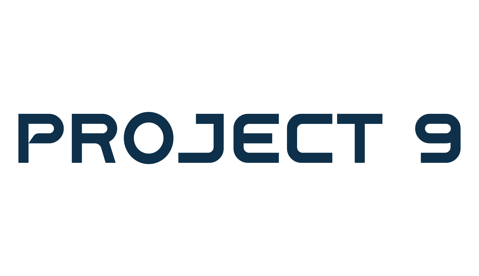 Project 9, sci-fi font preview