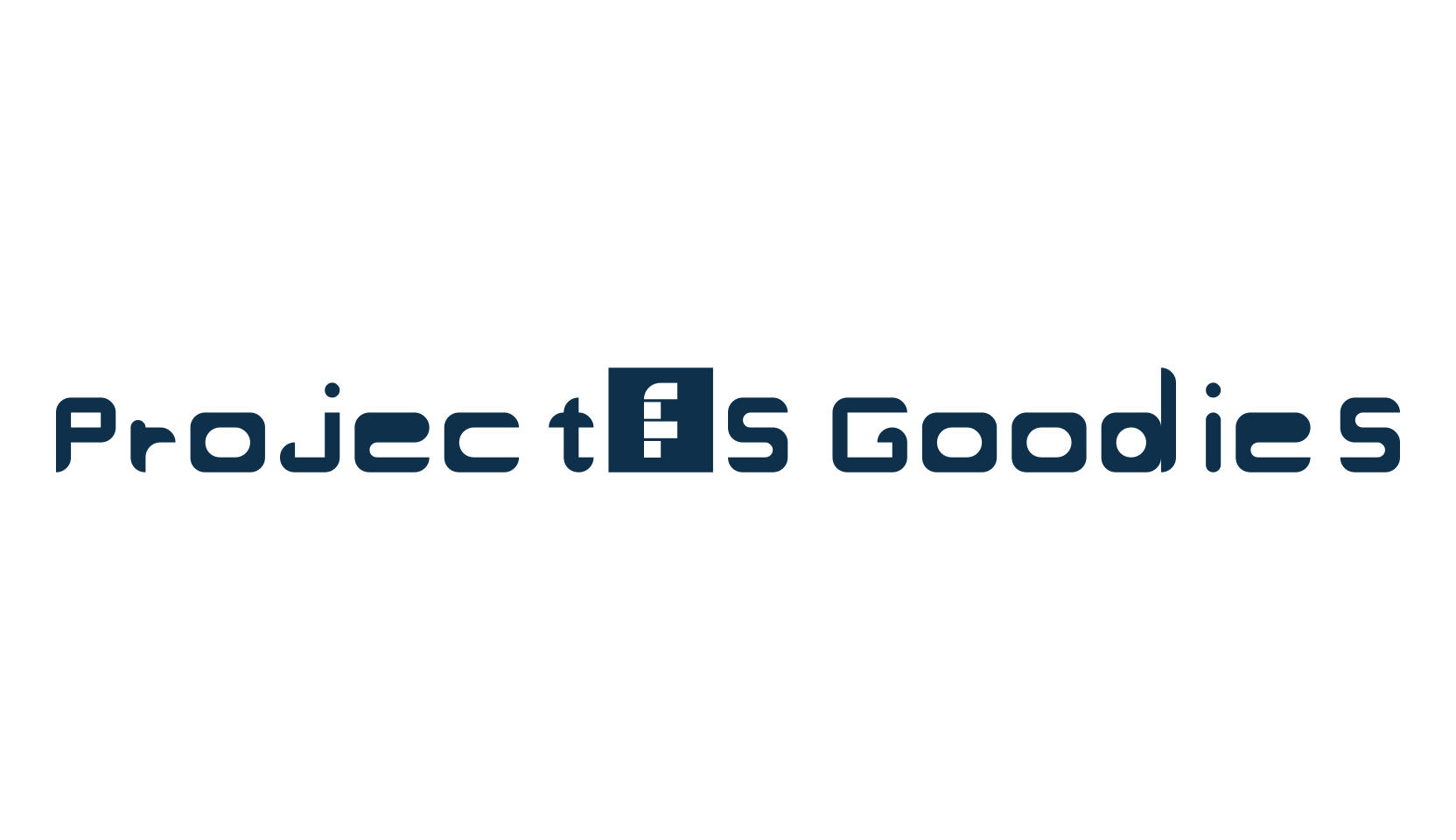 Project's Goodies, fancy various techno sci-fi font preview