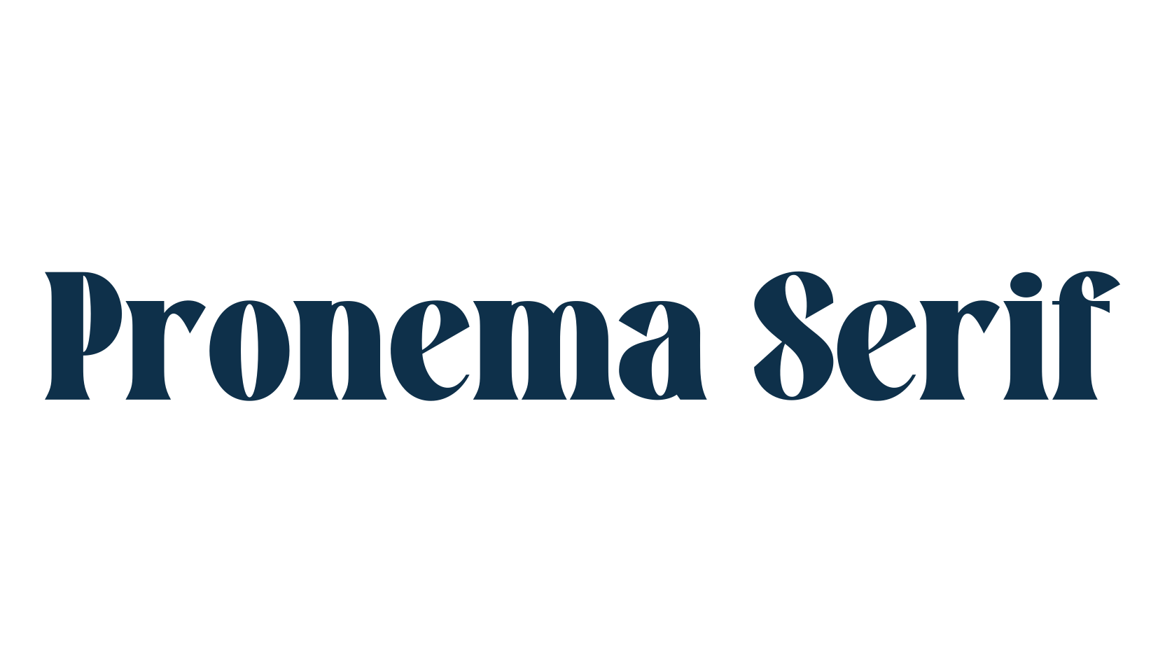 Pronema Serif, serif font preview