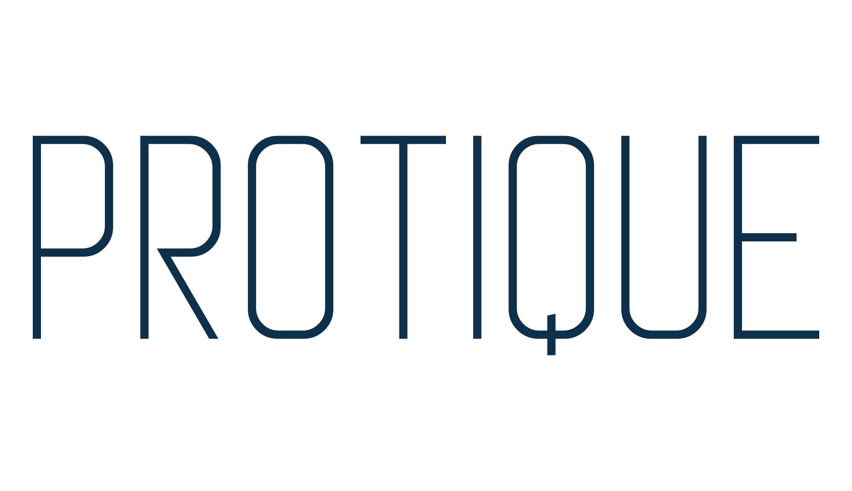 Protique, basic sans serif font preview