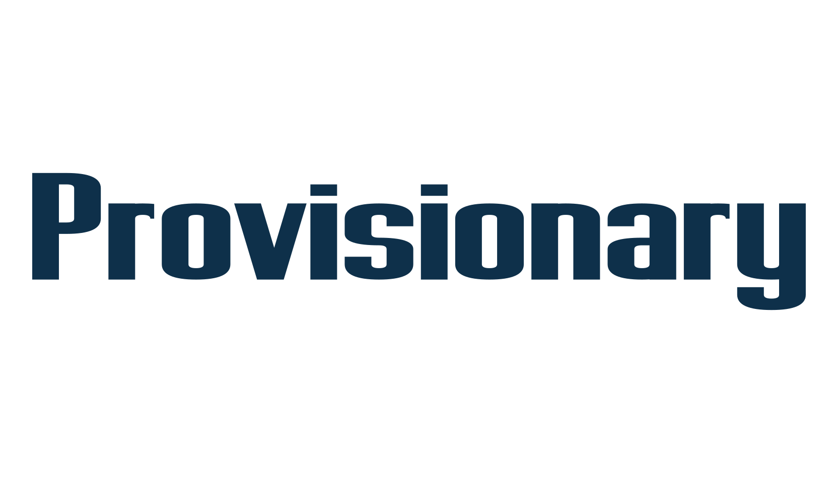 Provisionary, basic sans serif font preview