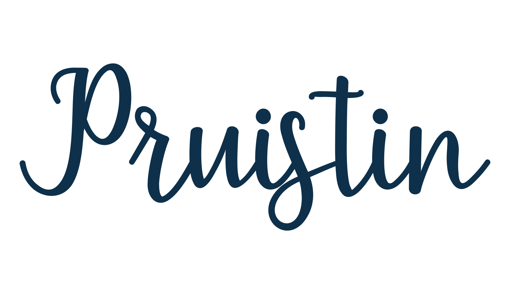 Pruistin, script calligraphy fancy decorative font preview
