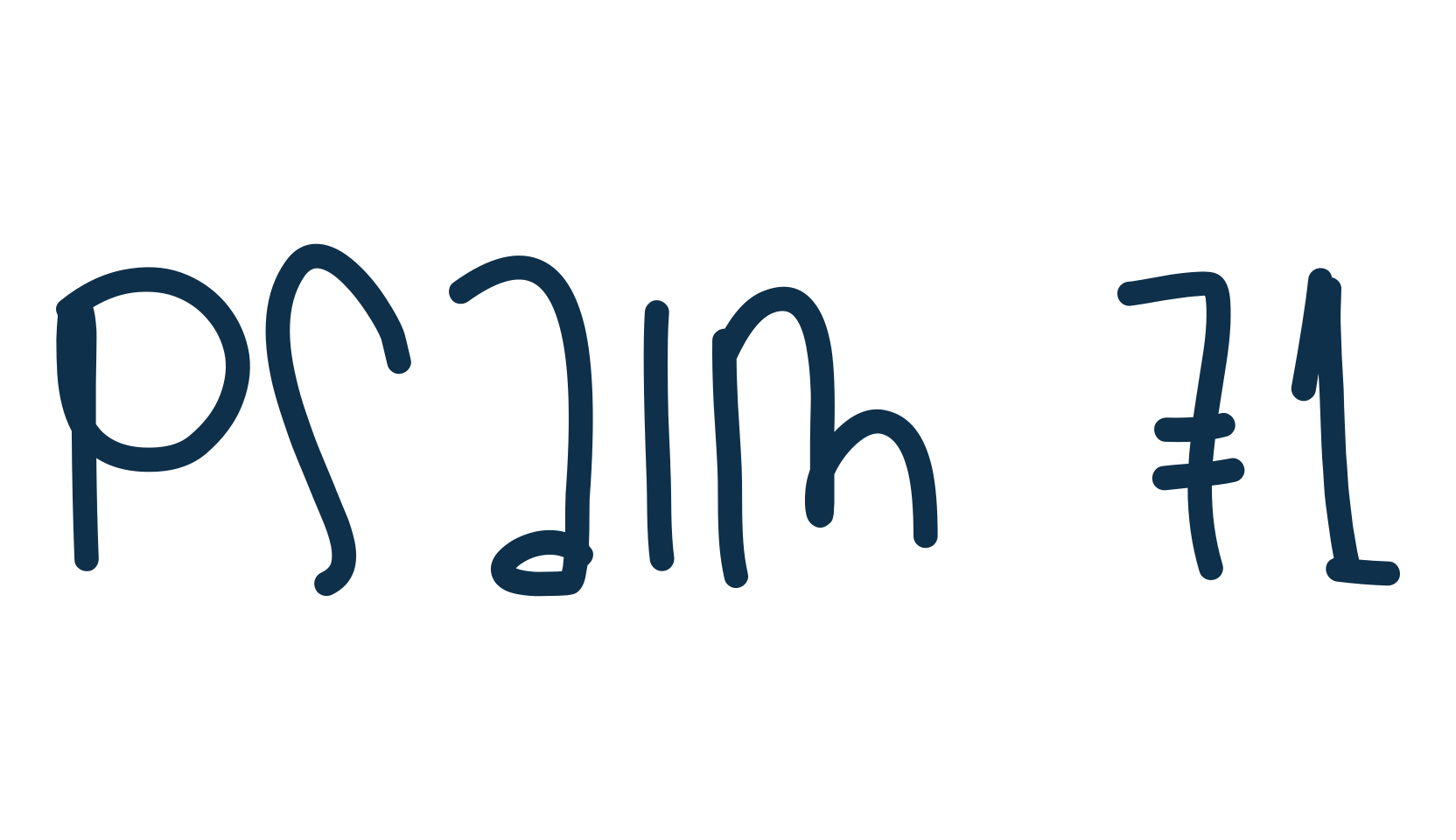 Psalm 71, script handwritten fancy decorative calligraphy font preview