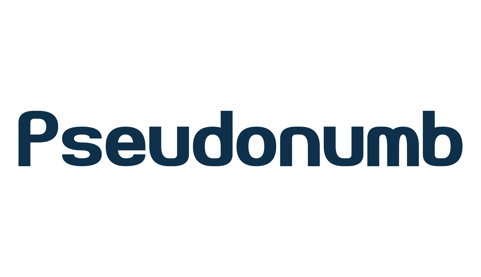 Pseudonumb, basic sans serif font preview