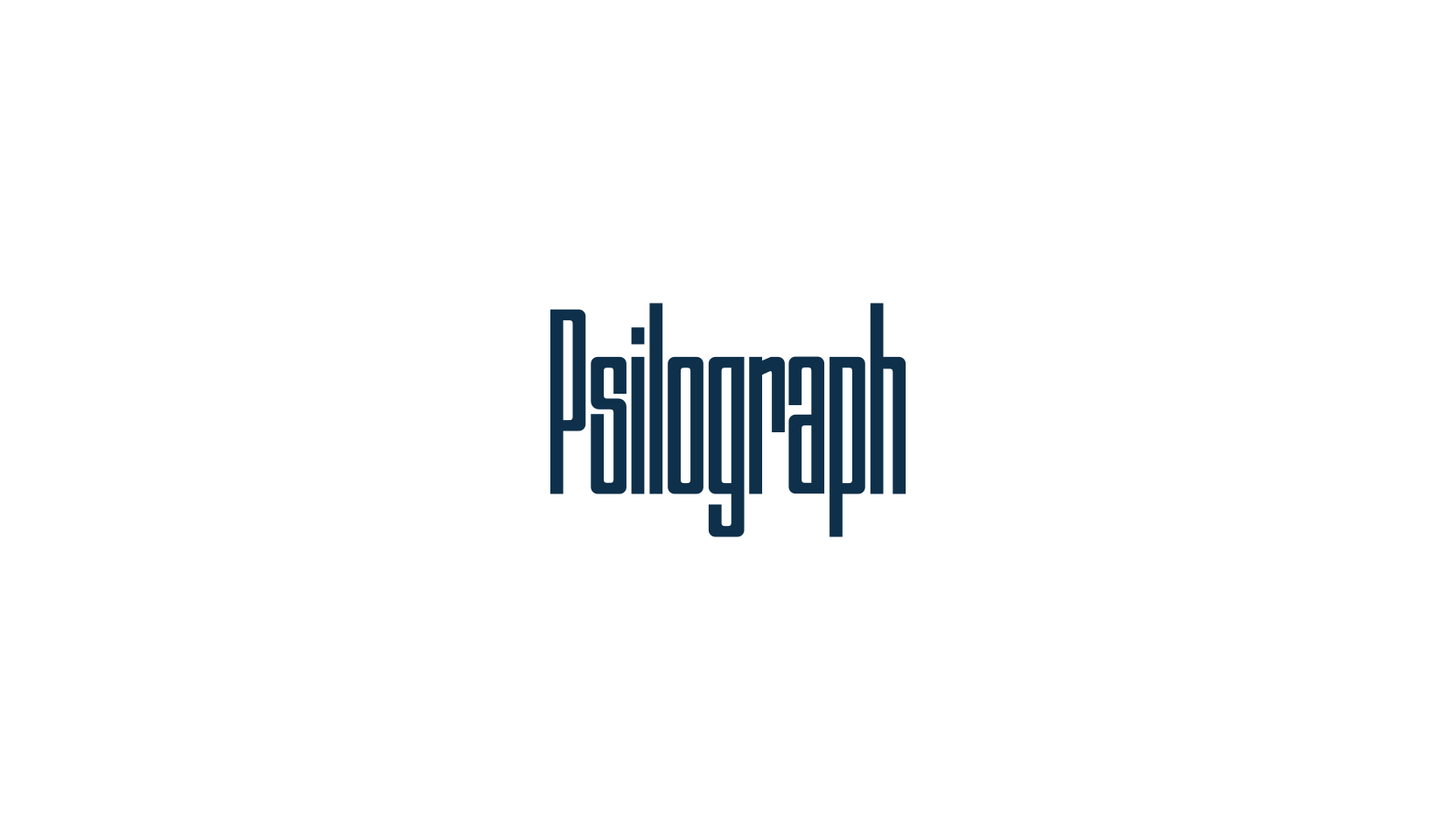 Psilograph, basic sans serif font preview