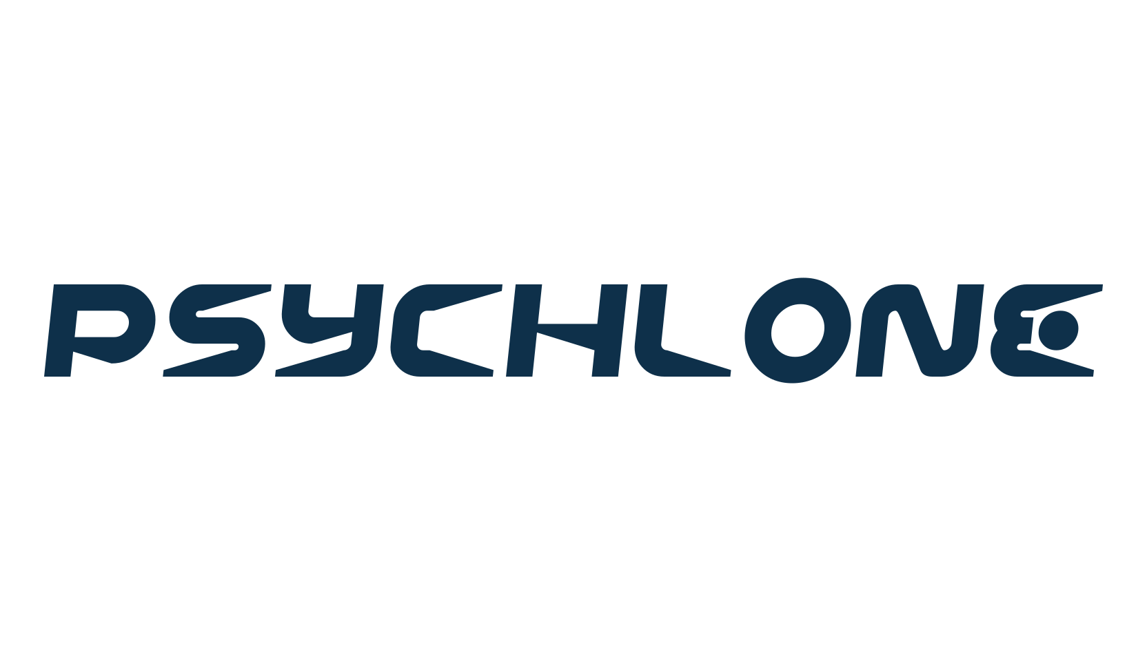 Psychlone, techno sci-fi font preview