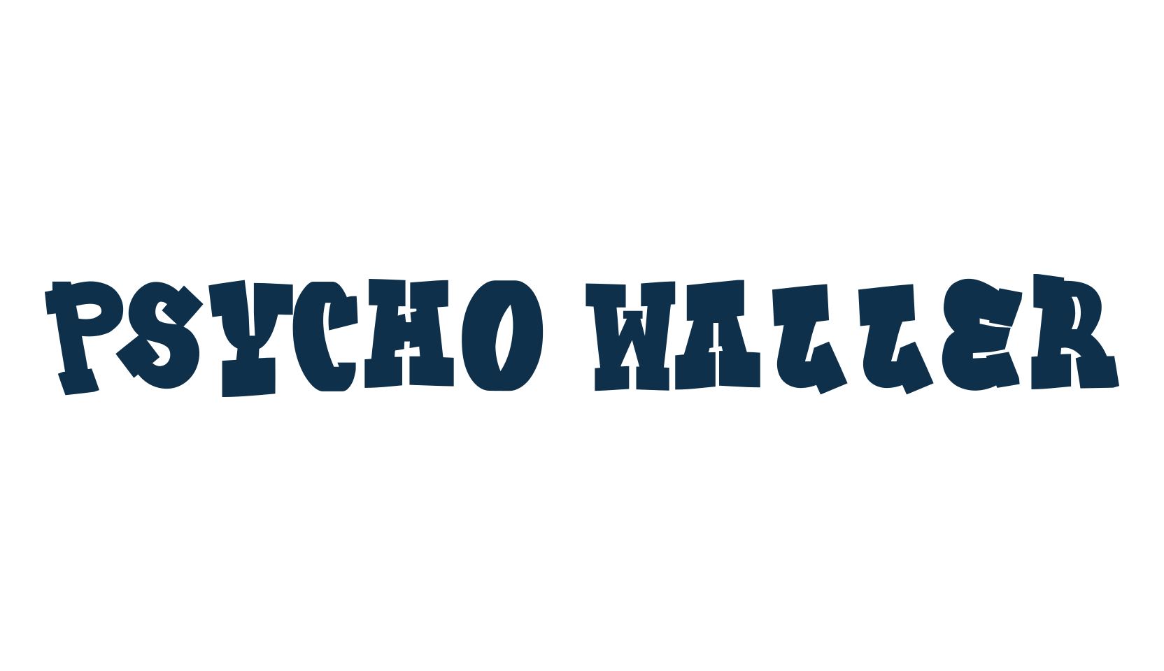 Psycho Waller, script graffiti fancy decorative calligraphy font preview
