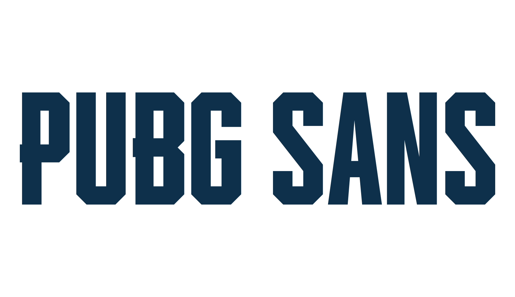 Pubg Sans, basic sans serif font preview