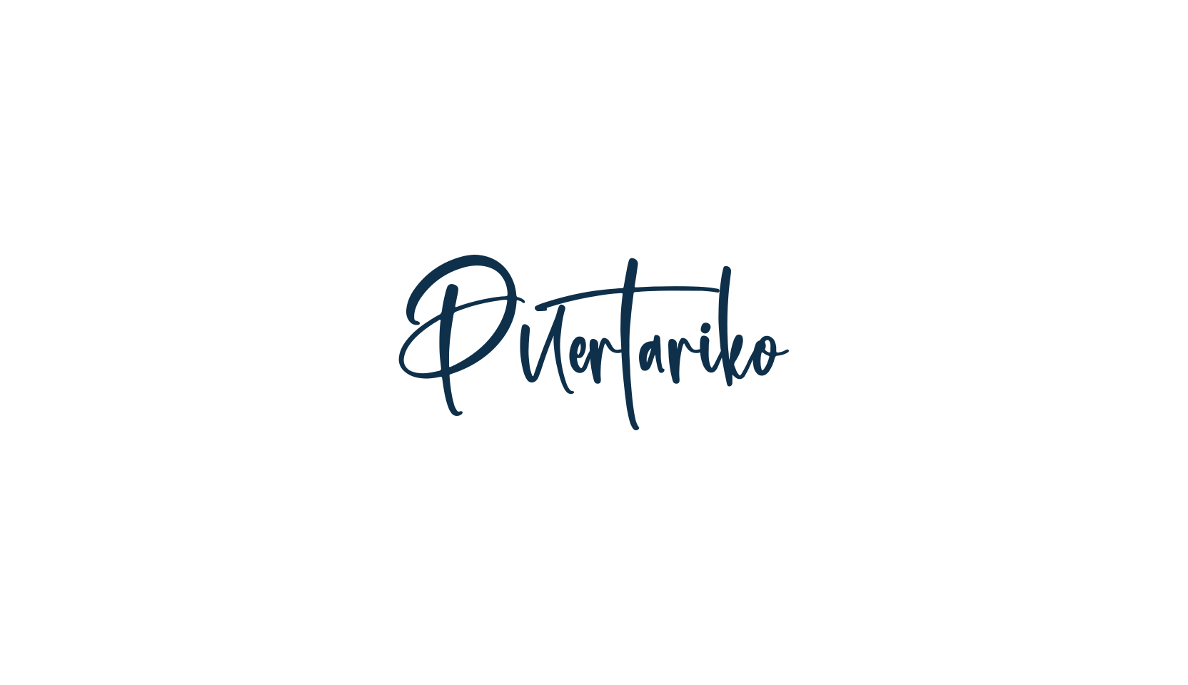 Puertariko, script handwritten fancy decorative calligraphy font preview