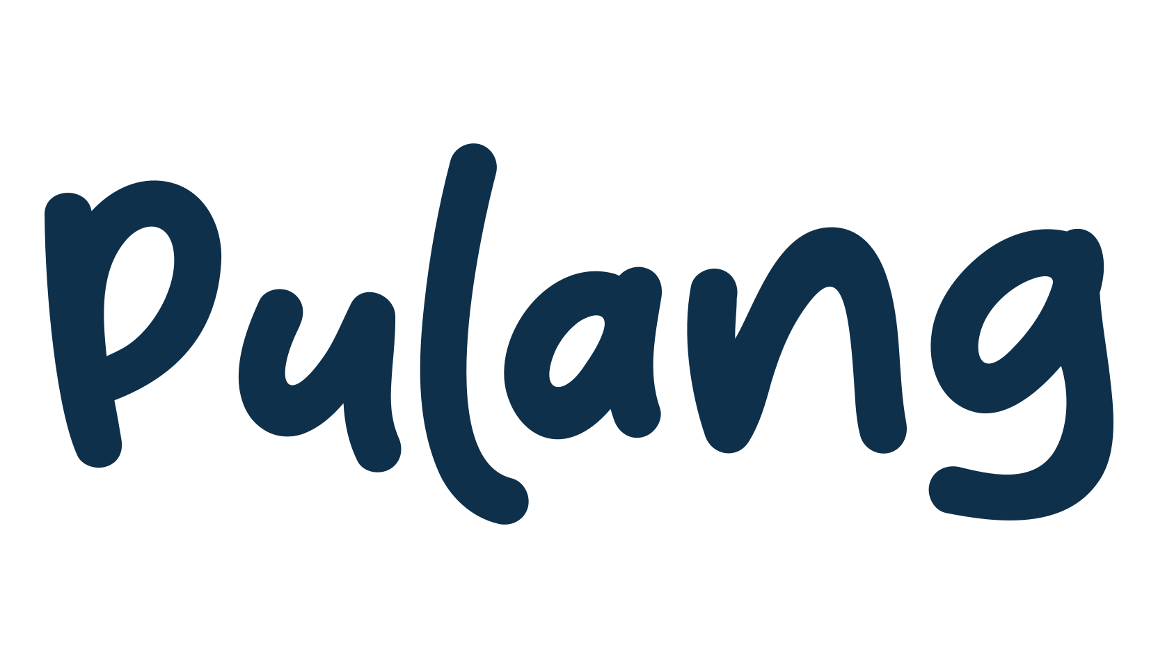 Pulang, cartoon font preview