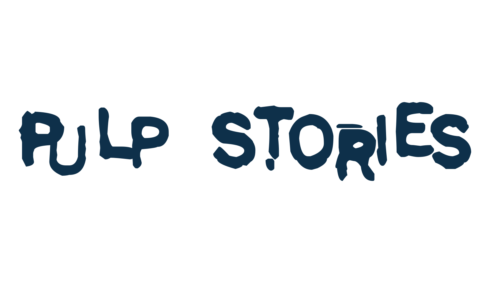 Pulp Stories, eroded font preview