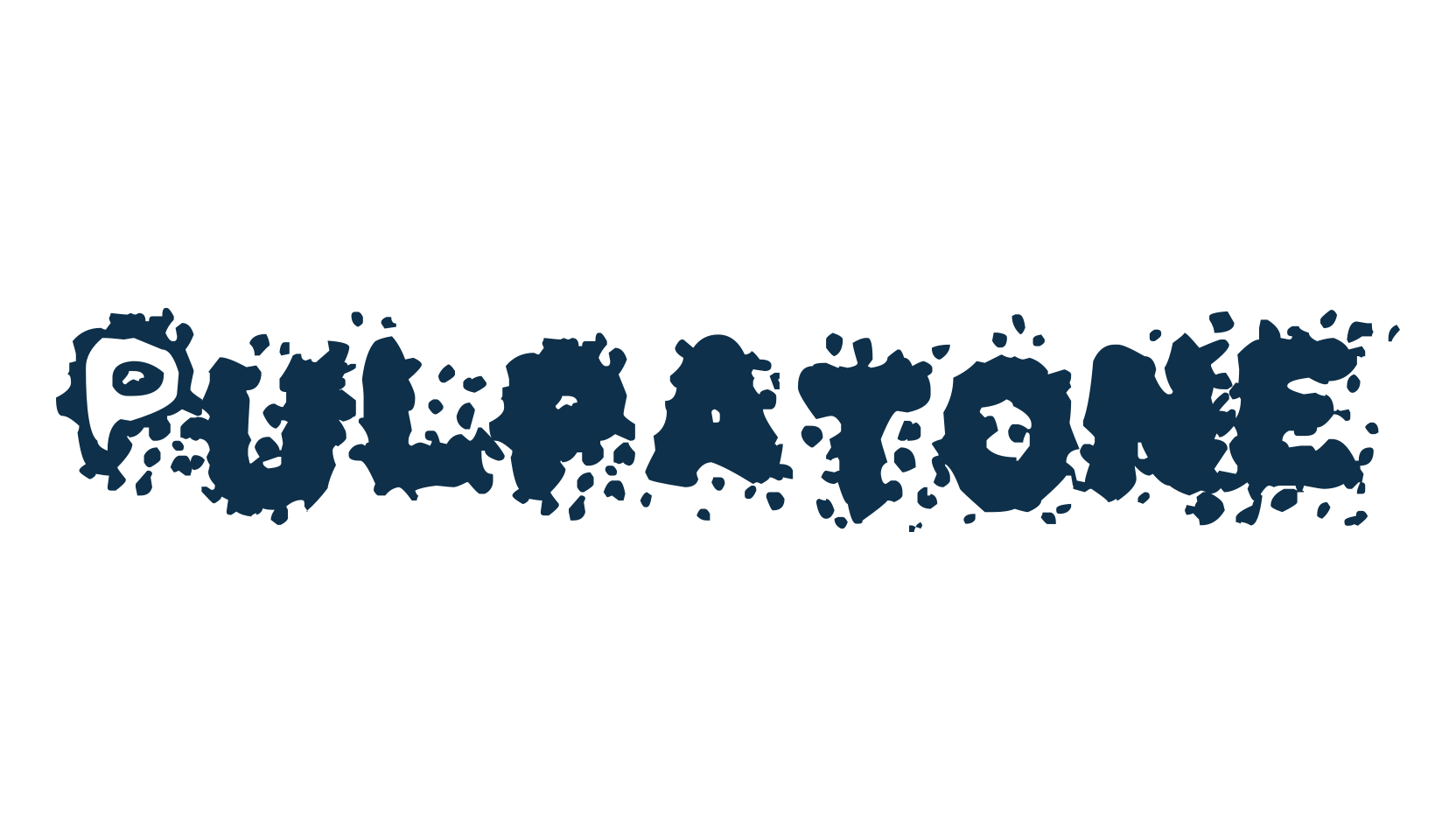 Pulpatone, distorted font preview