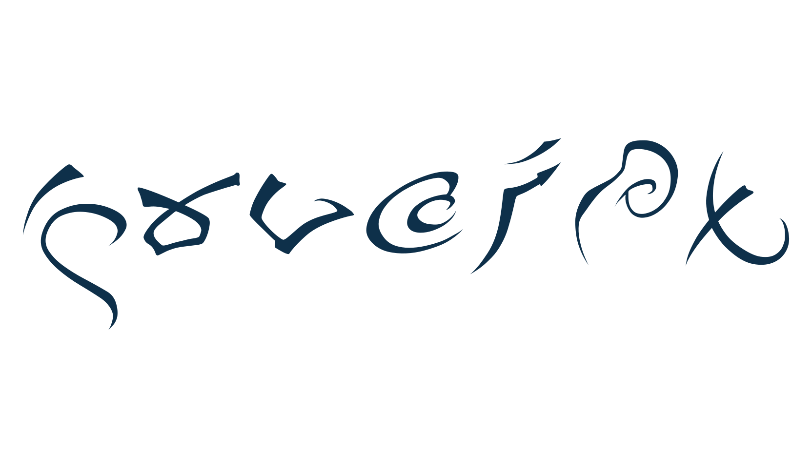 Pulsian, fancy decorative font preview