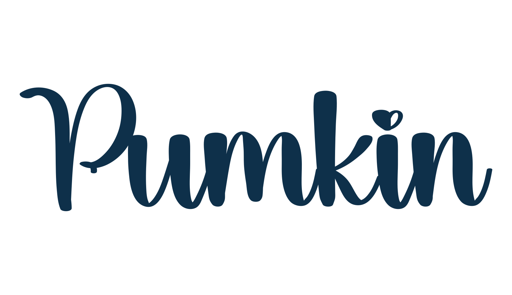 Pumkin, fancy various decorative script calligraphy font preview