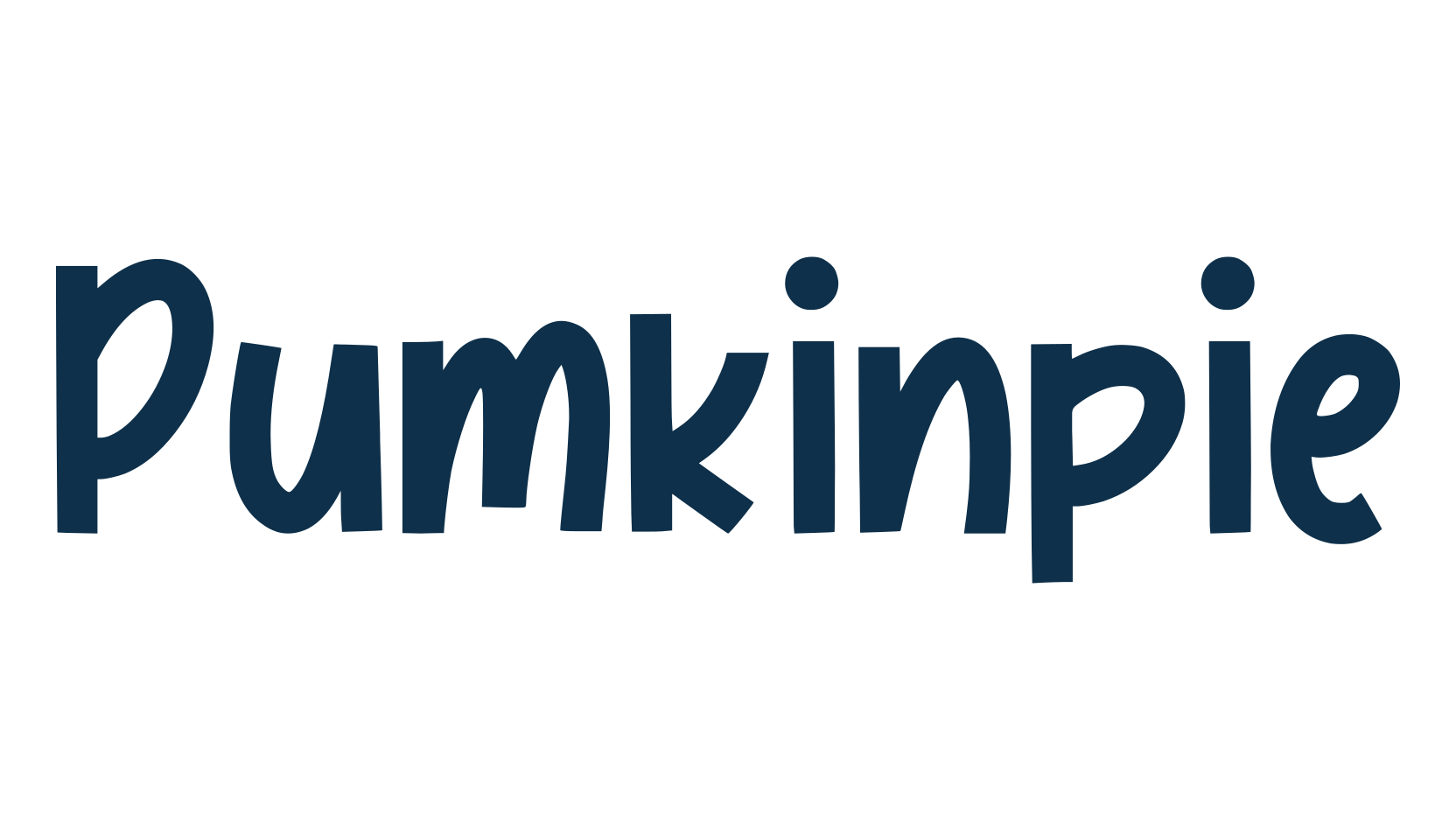 Pumkinpie, cartoon font preview