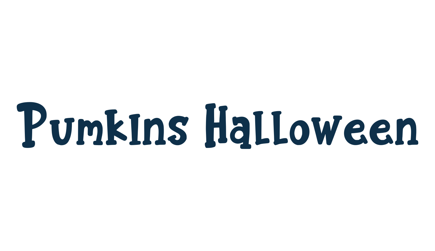 Pumkins Halloween, fancy cartoon decorative font preview
