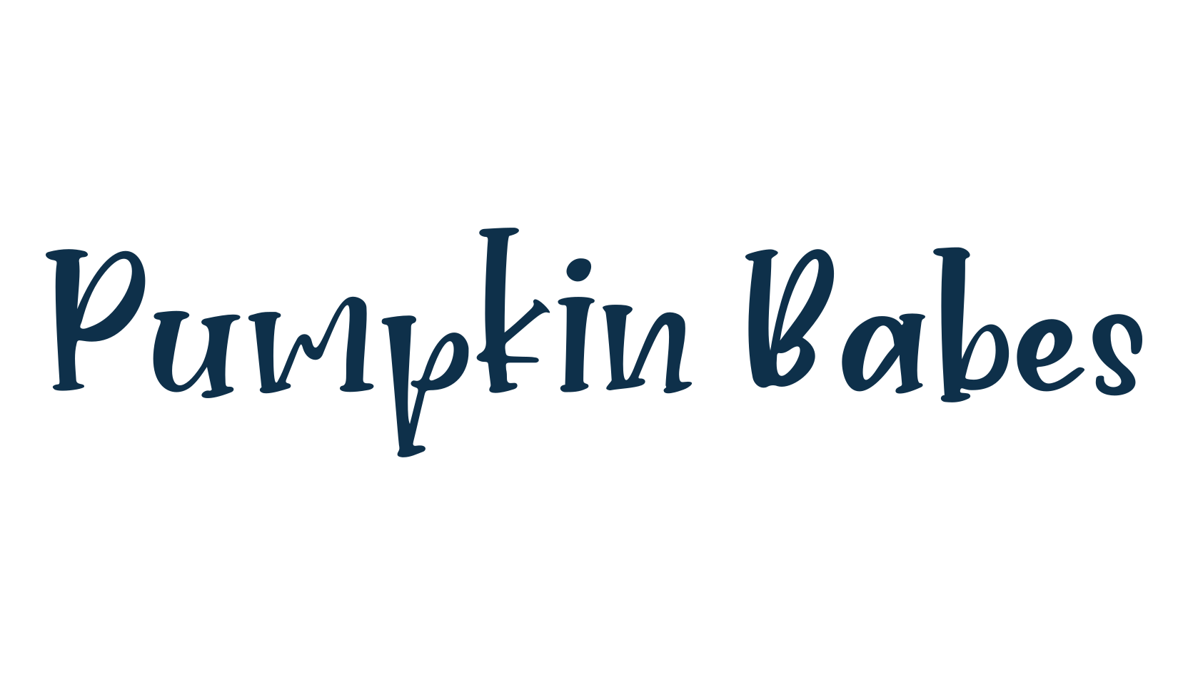 Pumpkin Babes, cartoon font preview