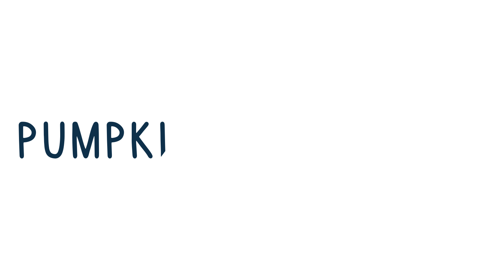 Pumpkin Cheesecake, handwriting font preview