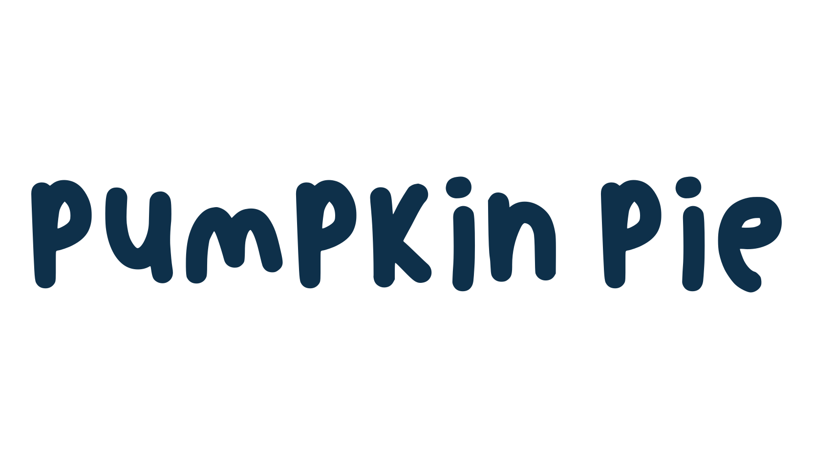Pumpkin Pie, script handwritten fancy decorative calligraphy font preview