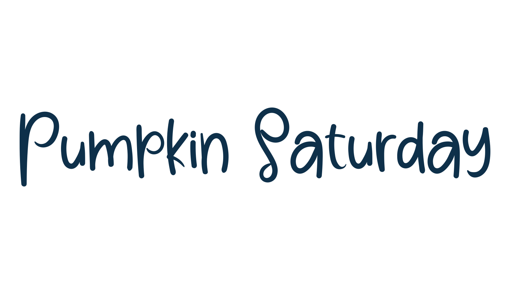 Pumpkin Saturday, display market font preview