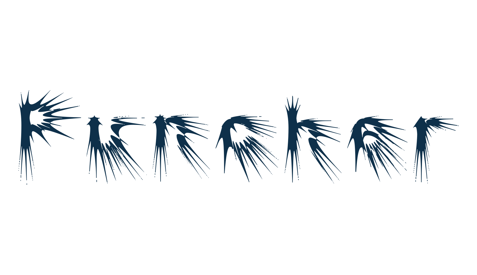 Puncher, fancy distorted decorative font preview