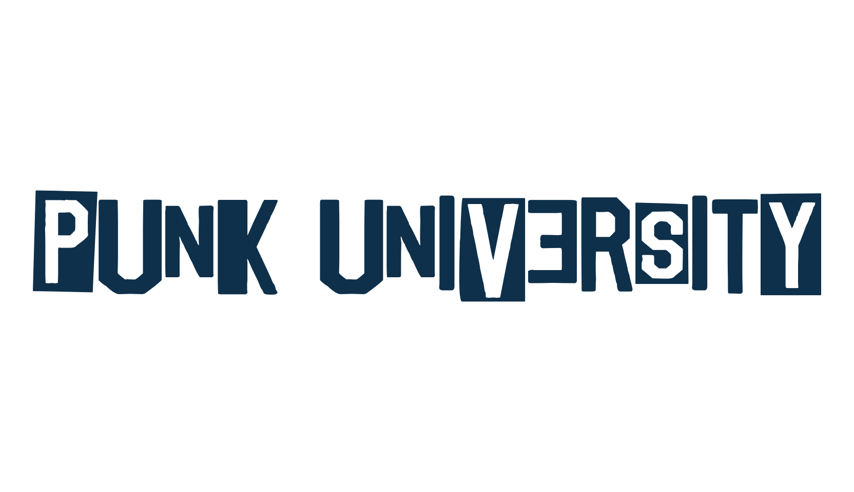 Punk University, fancy distorted decorative font preview